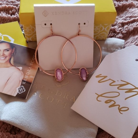 Kendra Scott Jewelry - Elora rose gold earrings